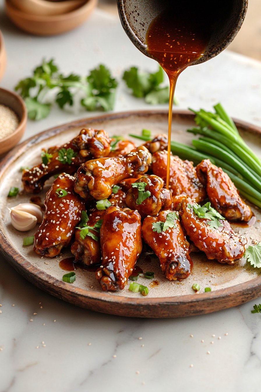 Wingstop Stil Pikantes Koreanisches Hühnchen