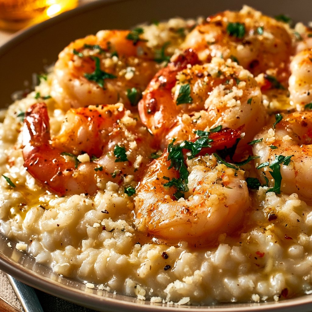 Lemon Garlic Shrimp Risotto (The Ultimate Creamy Recipe)