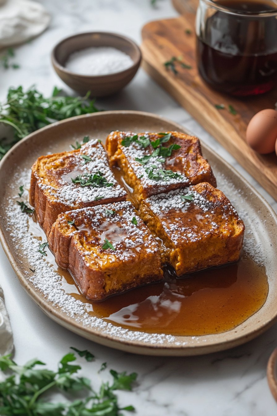 Pumpkin French Toast Casserole