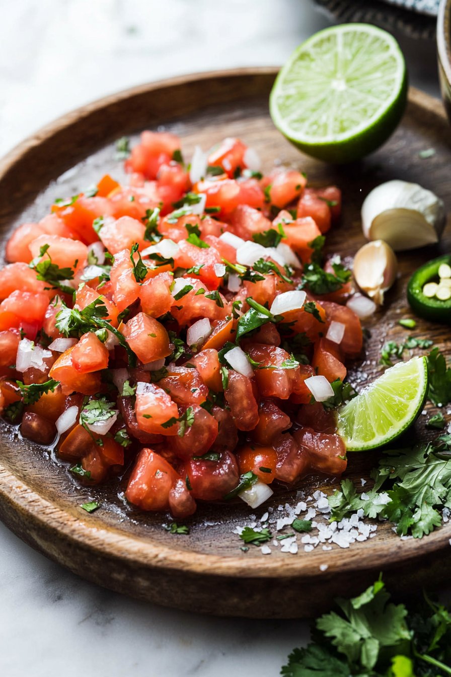 Homemade Salsa with Fresh Tomatoes