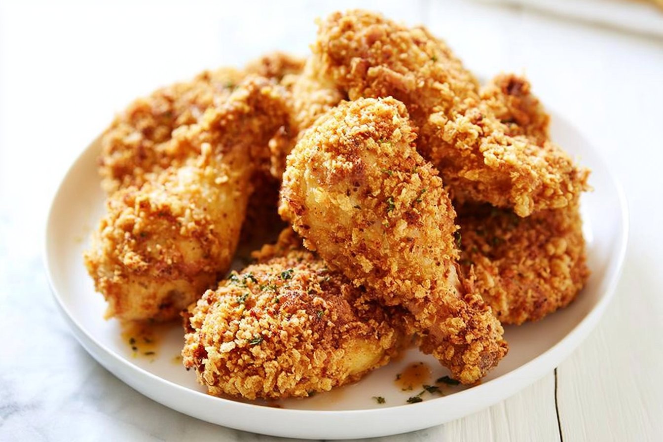 Buttermilk Oven Fried Chicken Recipe 2 Buttermilk Oven Fried Chicken