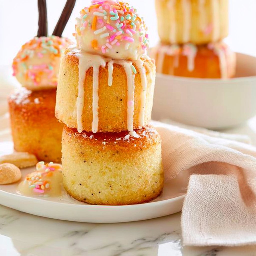 Mini Vanilla Bean Cakes