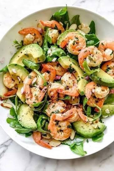 Zesty Lime Shrimp and Avocado Salad