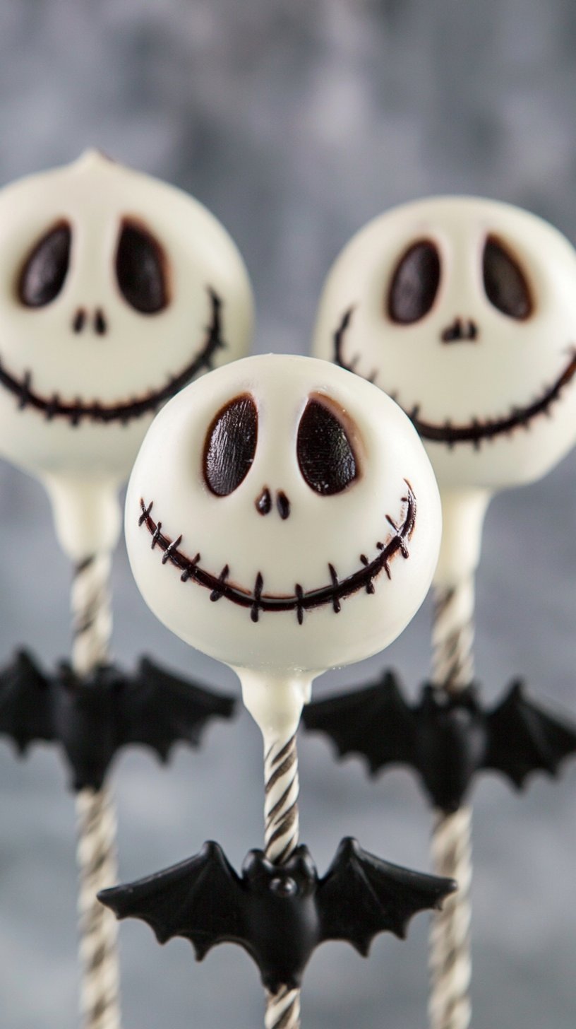 Jack Skellington Oreo Pops