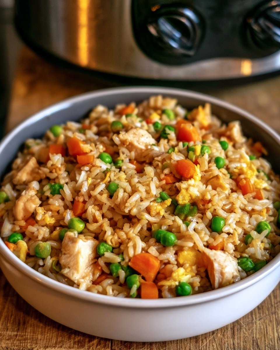 Crockpot Chicken Fried Rice