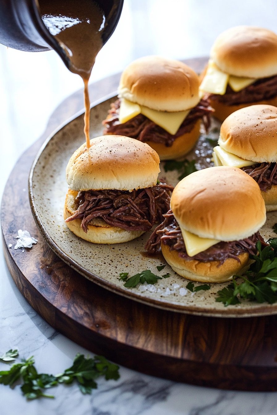 Easy French Dip Sliders