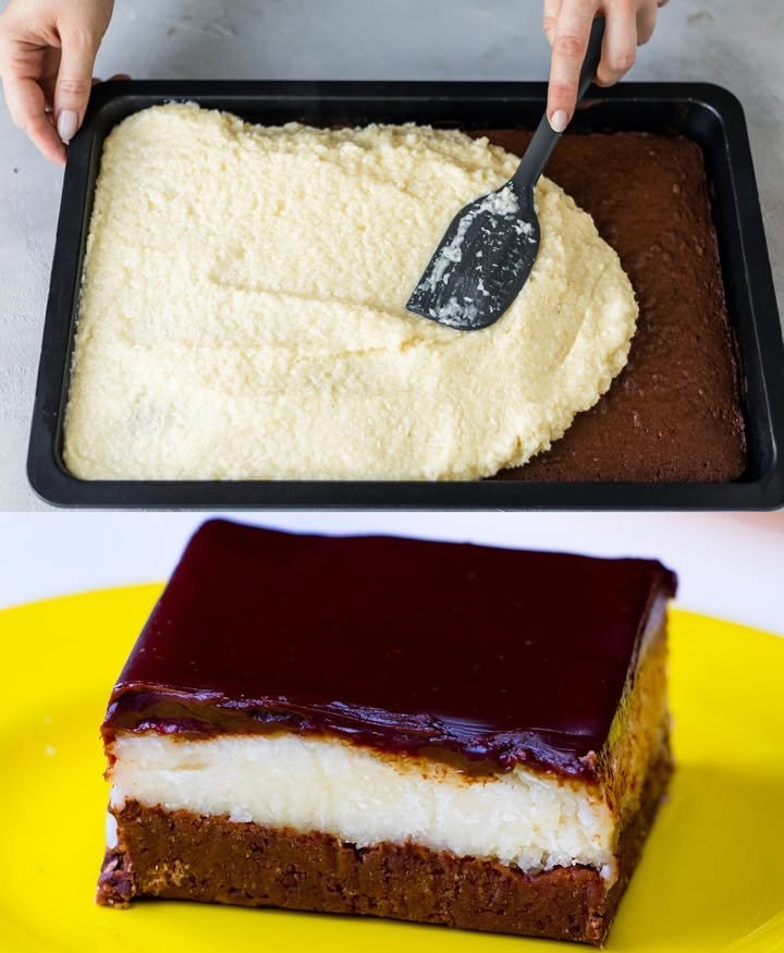 Kokosnuss-Blechkuchen