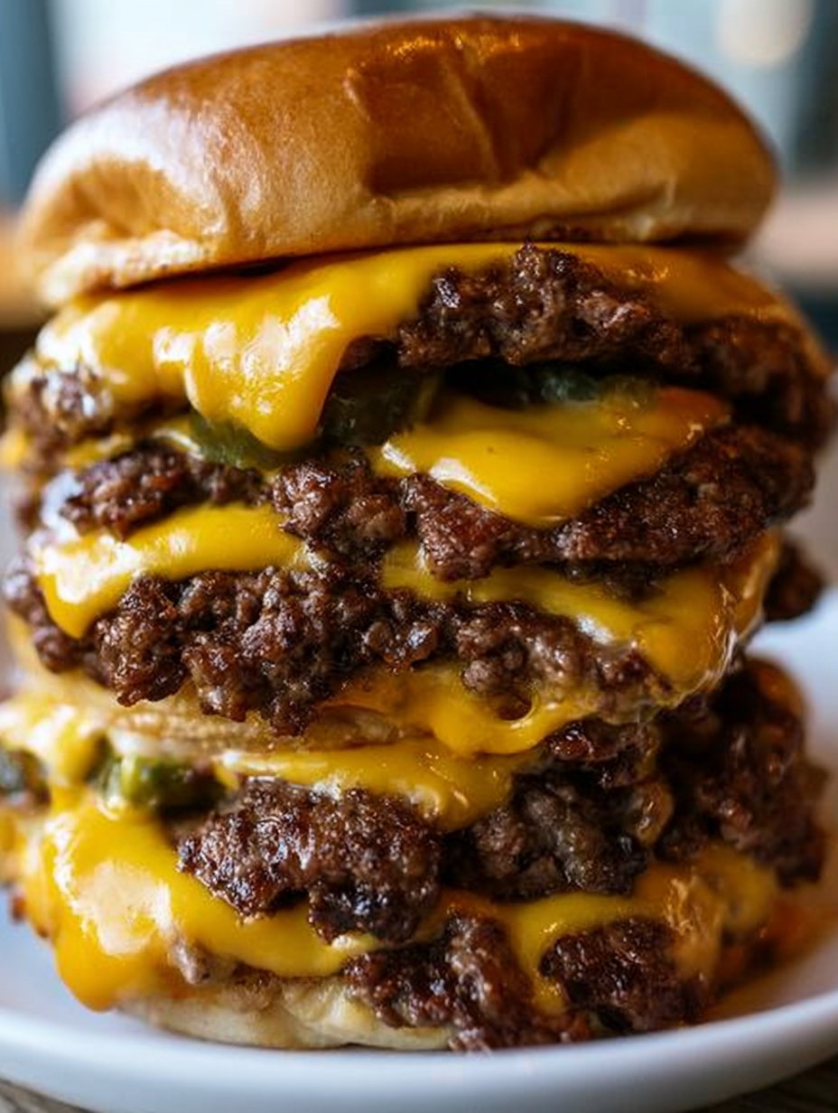 Hamburguesa Crujiente con Bordes Lacios y Salsa Secreta