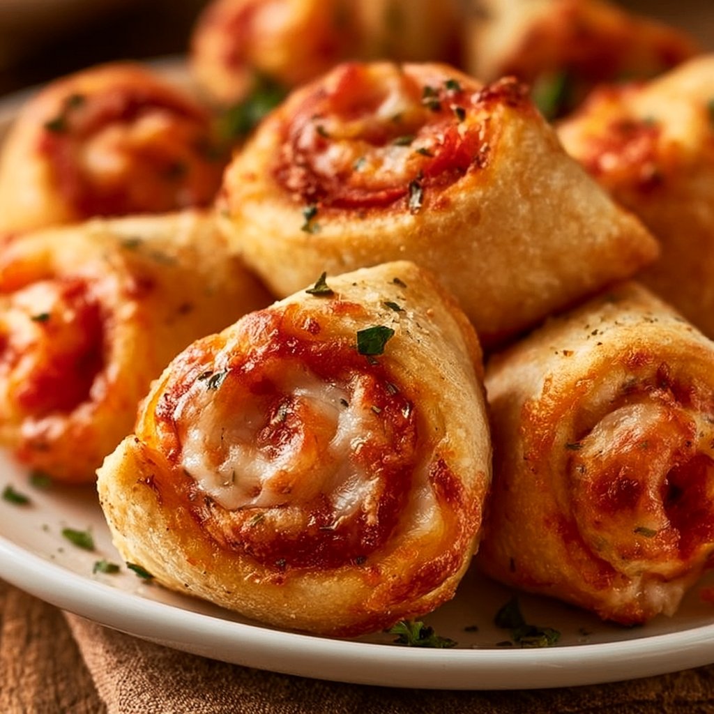 Knusprige Pizzaschnecken