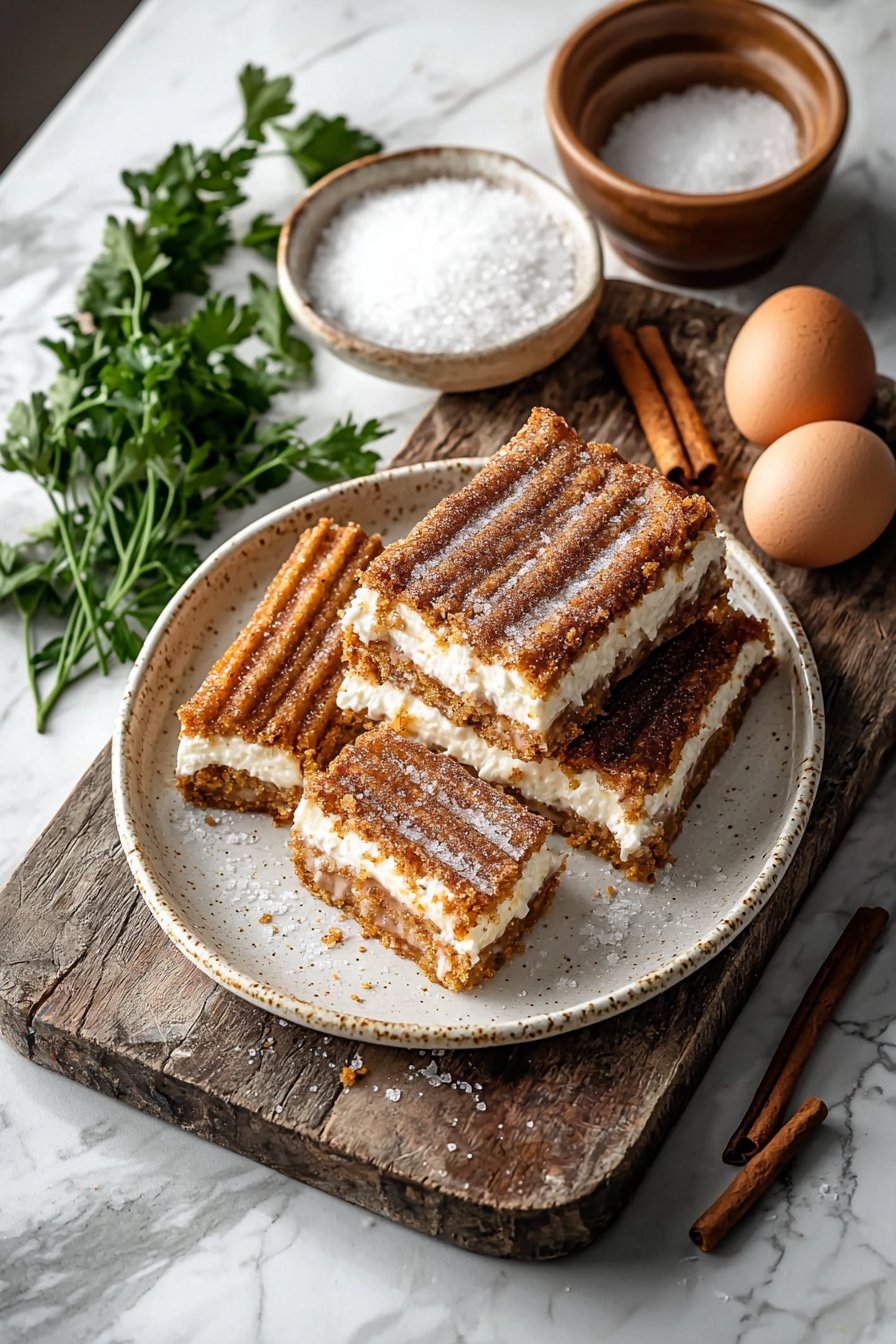 Churro Cheesecake Bars