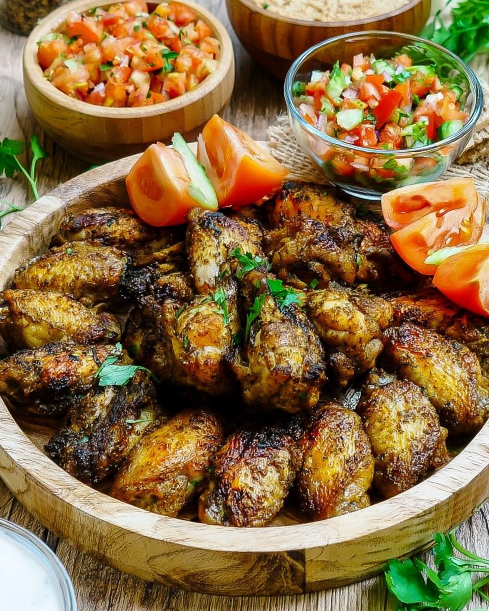 These Baked Jerk Chicken Wings + Spicy Salsa Are Perfect for Game Days!