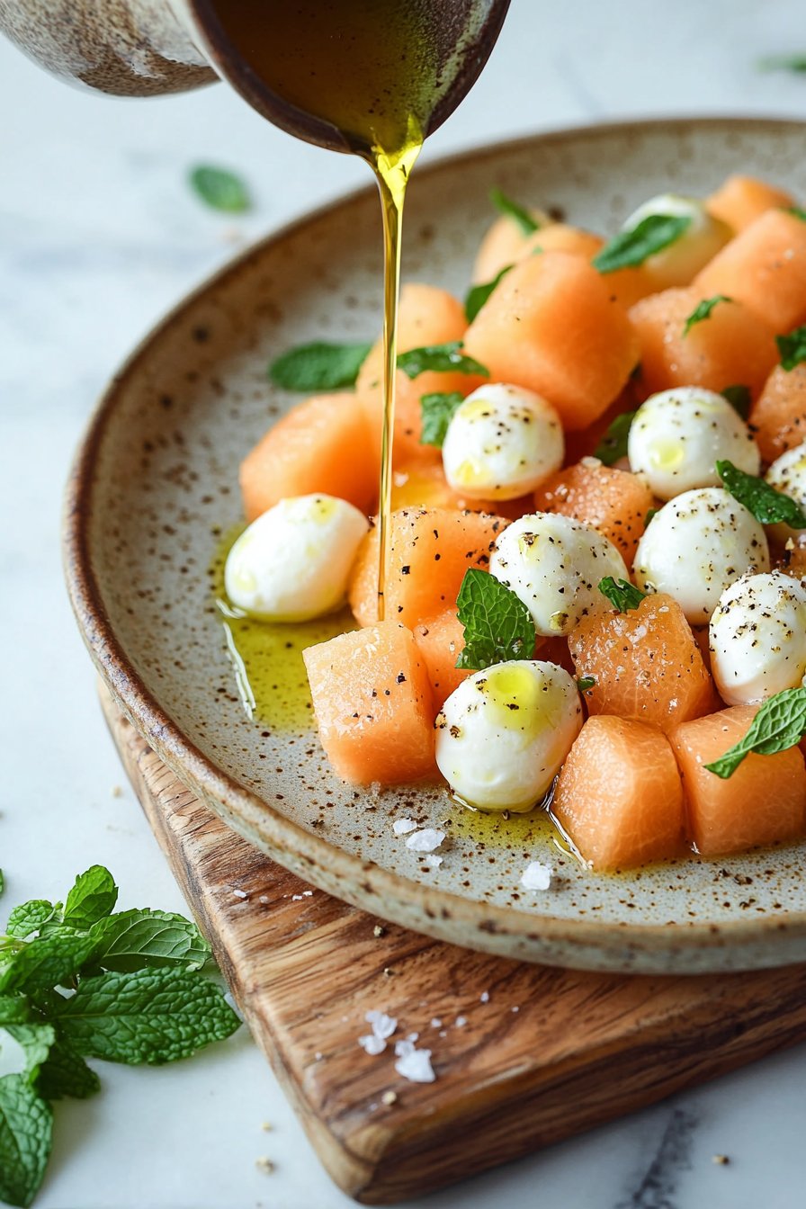 Melonen-Bocconcini-Salat