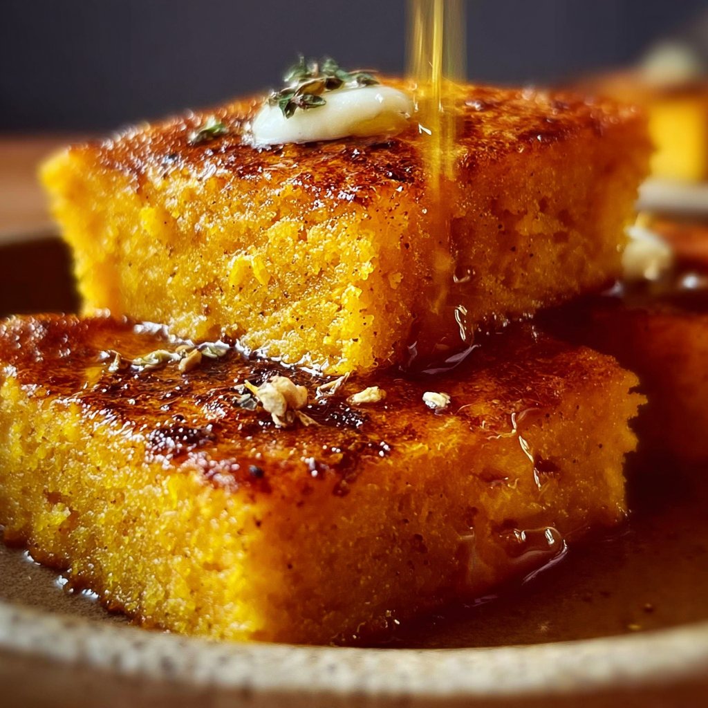 Irresistibly Sweet Honey Butter Sweet Potato Cornbread