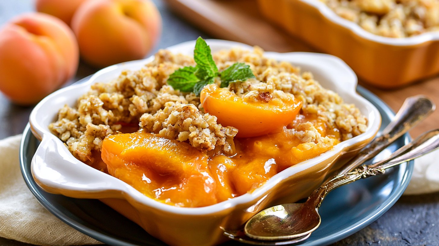 Easy Fresh Apricot Crisp 2 Fresh Apricot Crisp