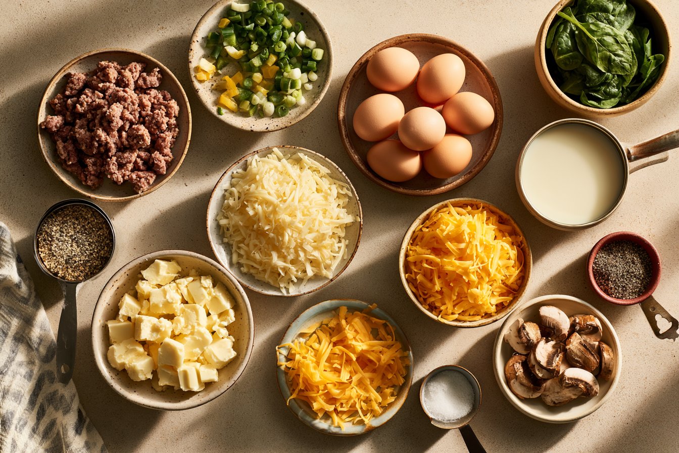 Sausage and Cream Cheese Hash Brown Breakfast Casserole