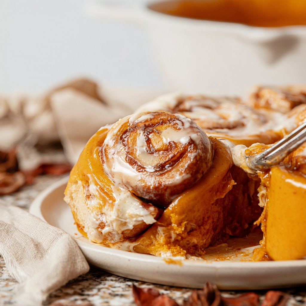 Pumpkin Cinnamon Rolls