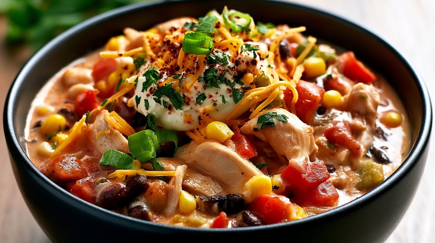 Cream Cheese Chicken Chili
