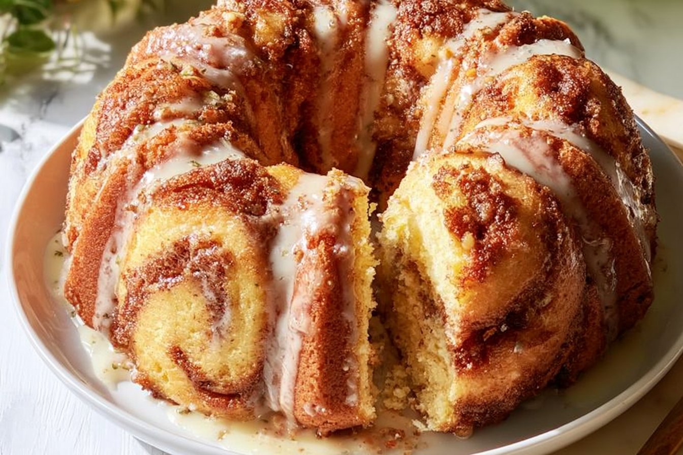 Easy Cinnamon Roll Bundt Cake