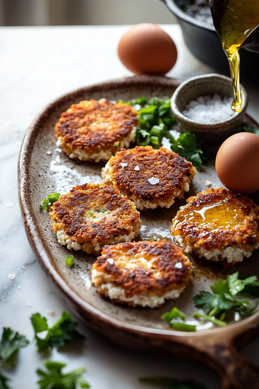 Cottage Cheese Chicken Patties
