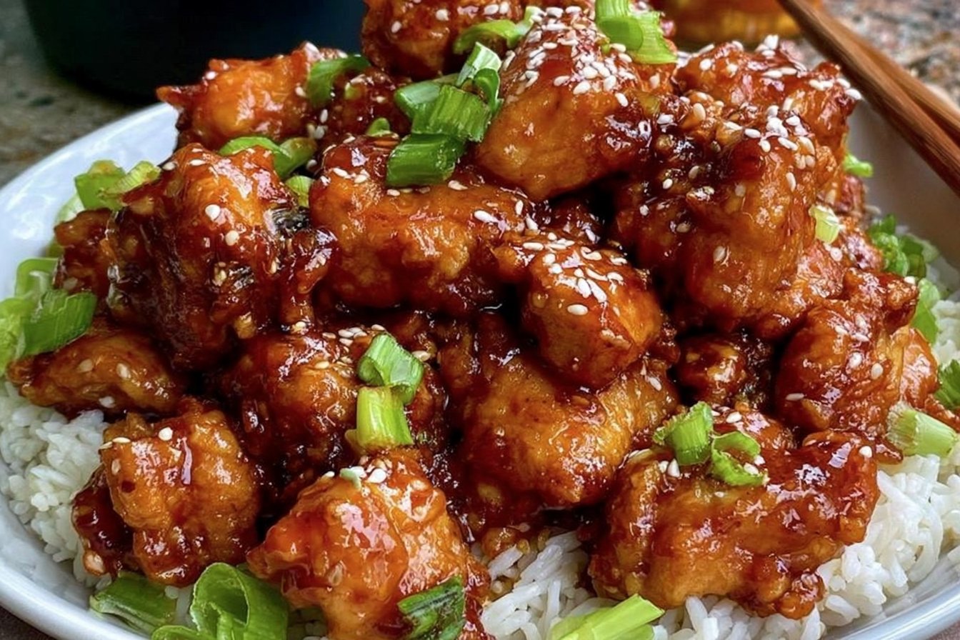 Minute Asian Air Fryer Sesame Chicken Quick Easy