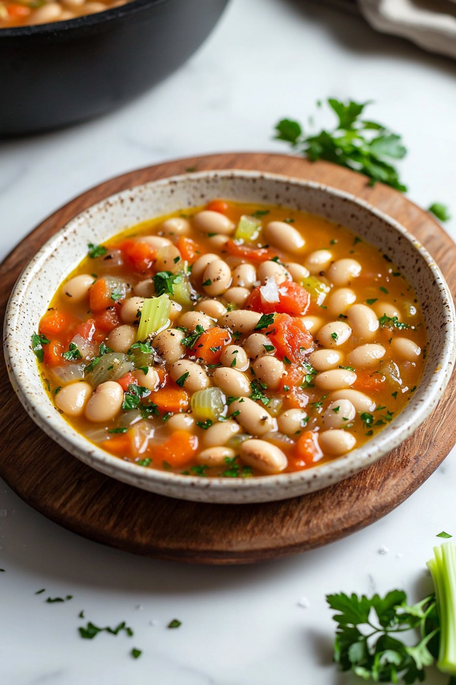 Greek Bean Soup (Fasolada)