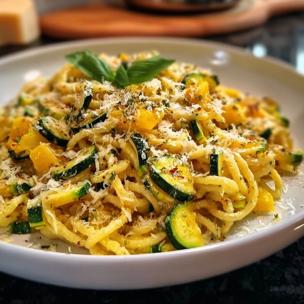 Light Summer Squash Pasta
