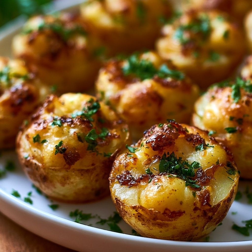 Gefüllte Mini-Kartoffelbissen