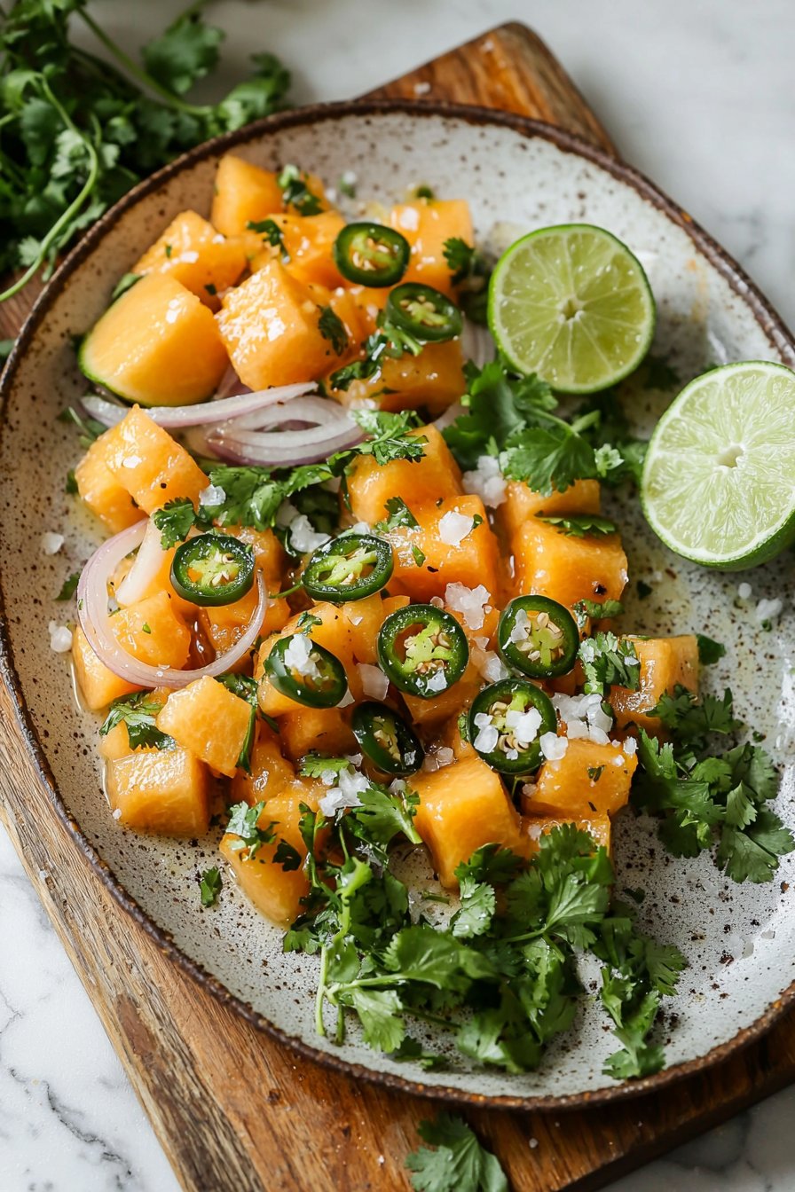 Würzige Cantaloupe-Salsa