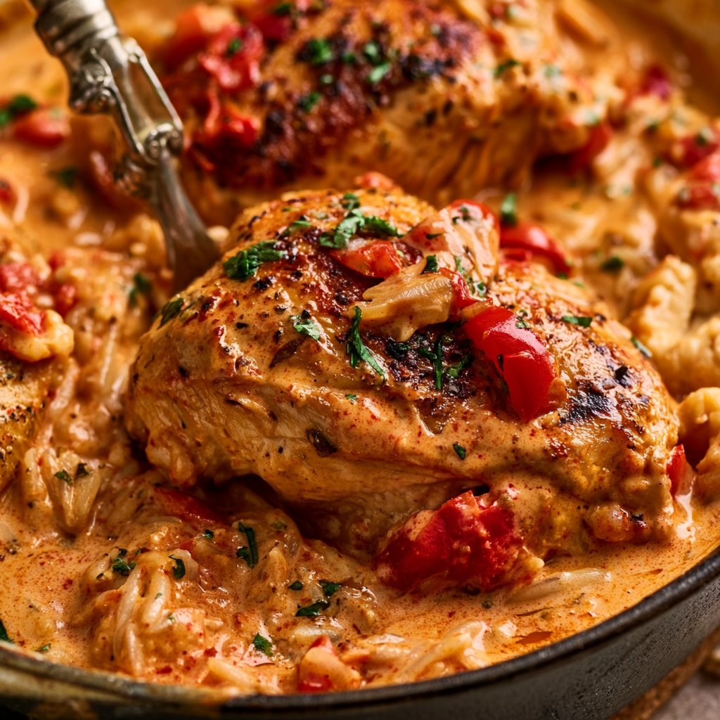 Paprika Sahne Hähnchen