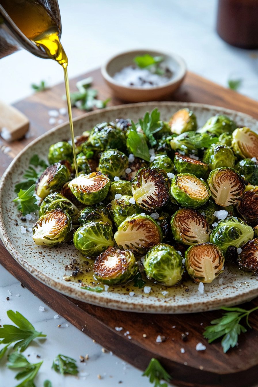 Oven Roasted Brussels Sprouts