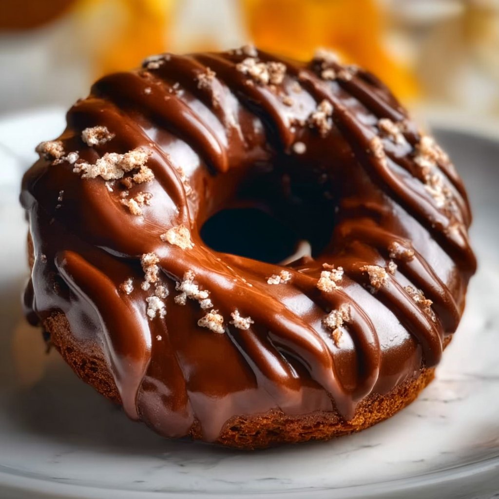 Chocolate Donuts Made With Sweet Potato