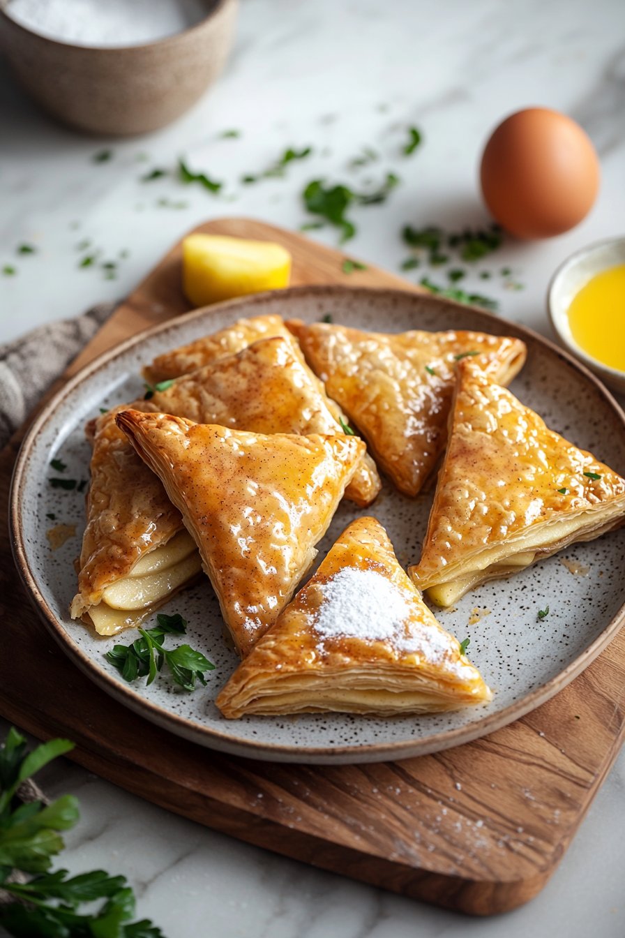 Apple Cinnamon Triangles
