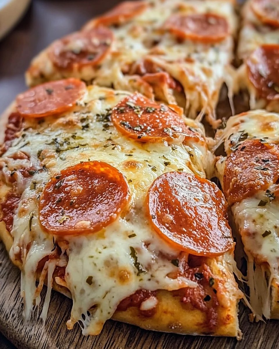 Sourdough Discard Focaccia-Style Pizza