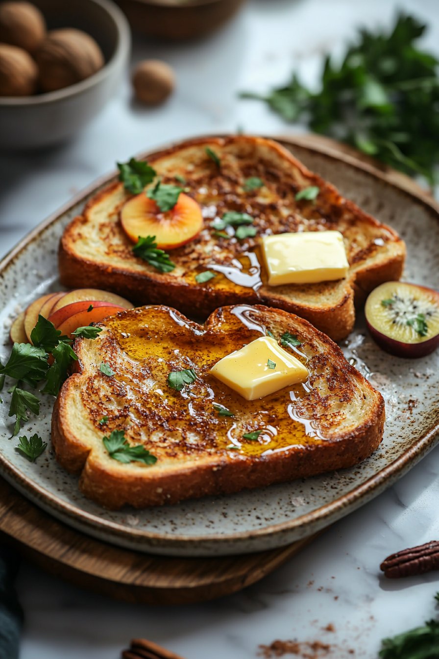 Air Fryer Honey Toast