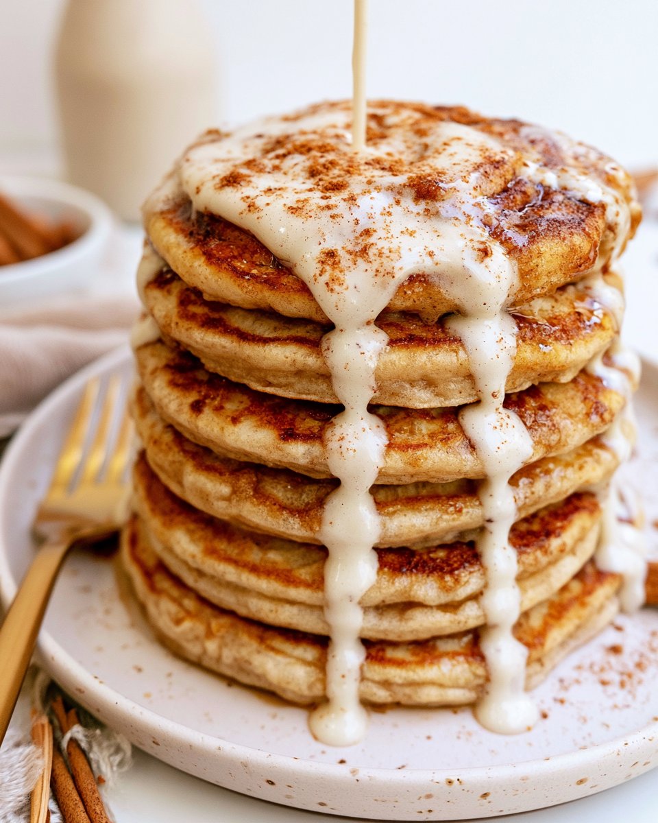 Cinnamon Roll Pancakes