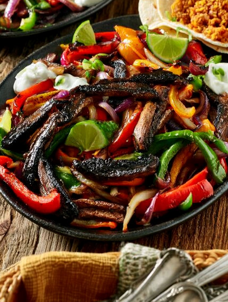 Fajitas de Portobello Veganas