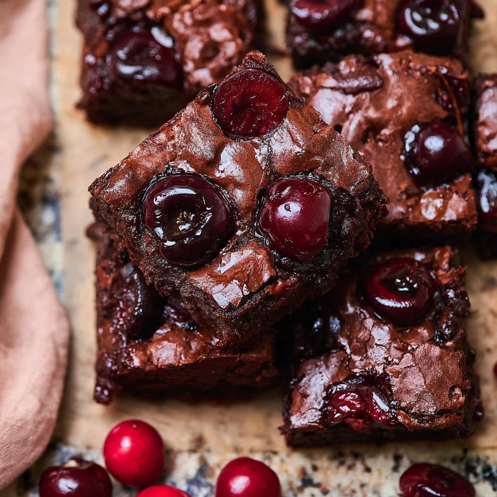 Chocolate Cherry Brownies