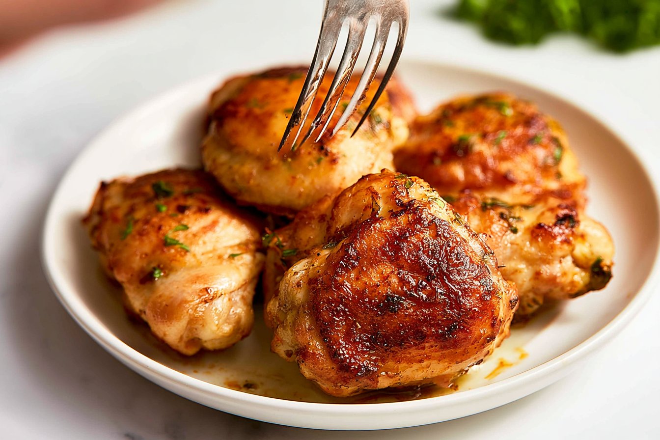 Air Fryer Crispy Chicken Thighs Recipe 2 Crispy Air Fryer Chicken Thighs