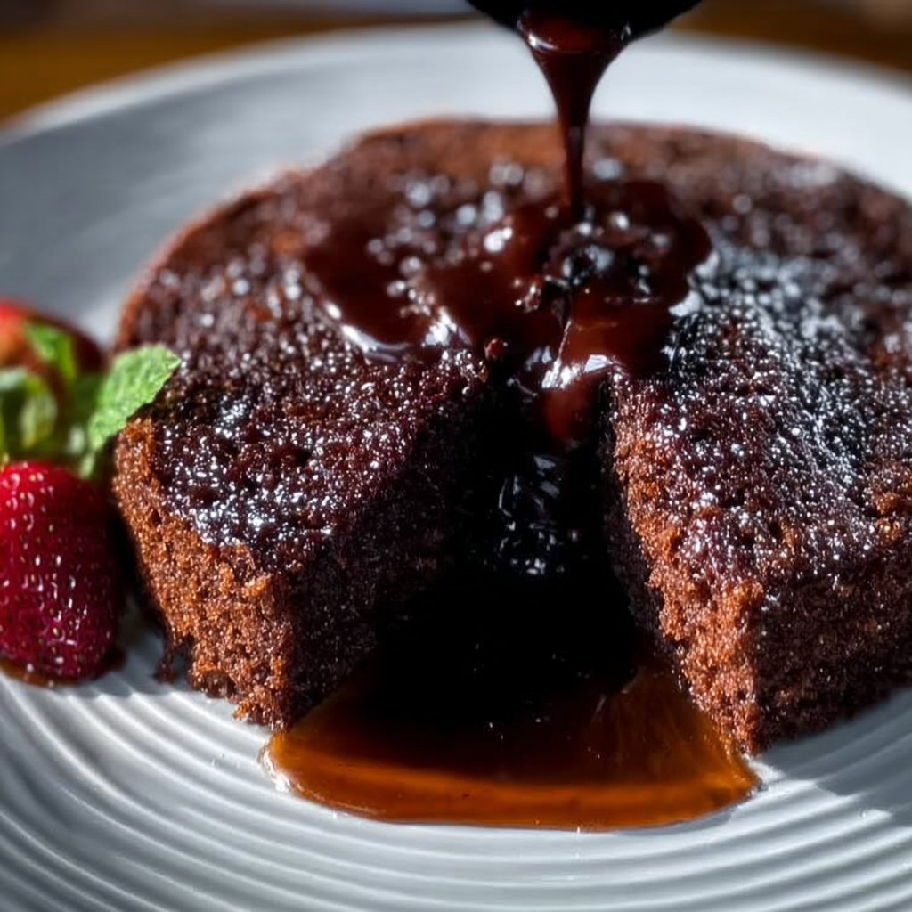 Dark Chocolate Whiskey Cake