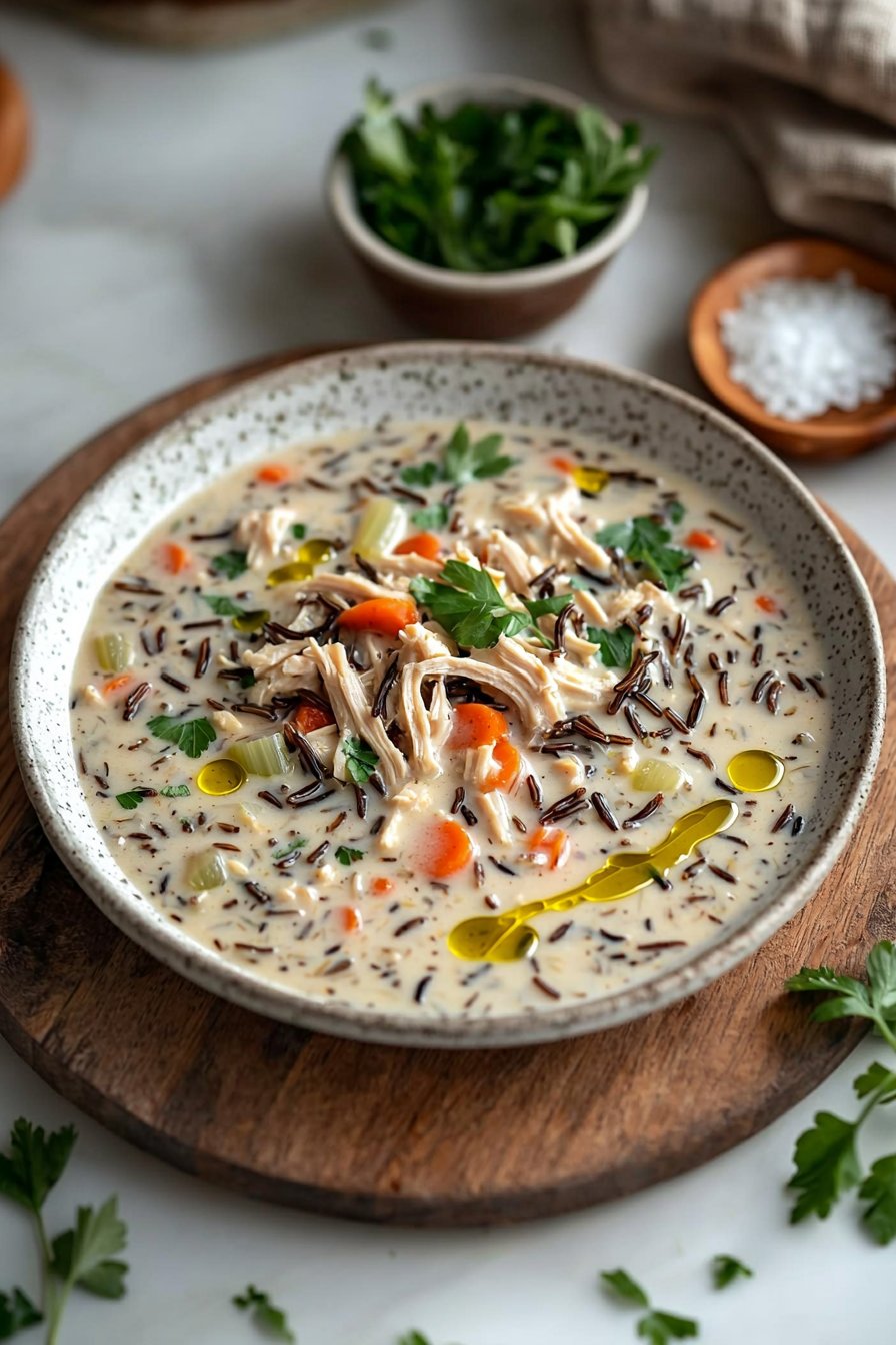 Creamy Chicken Wild Rice Soup