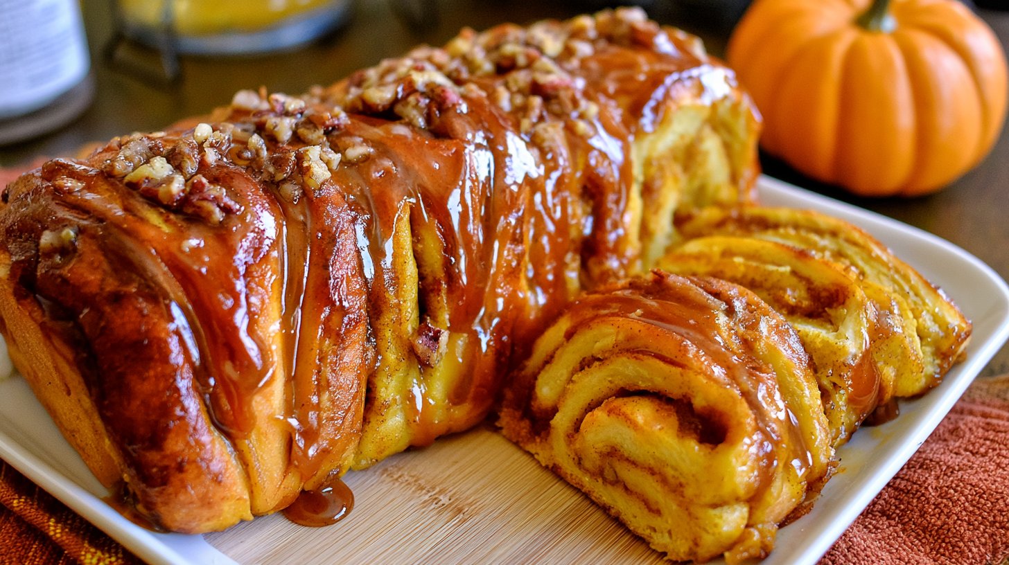 Pumpkin Pull Apart Bread