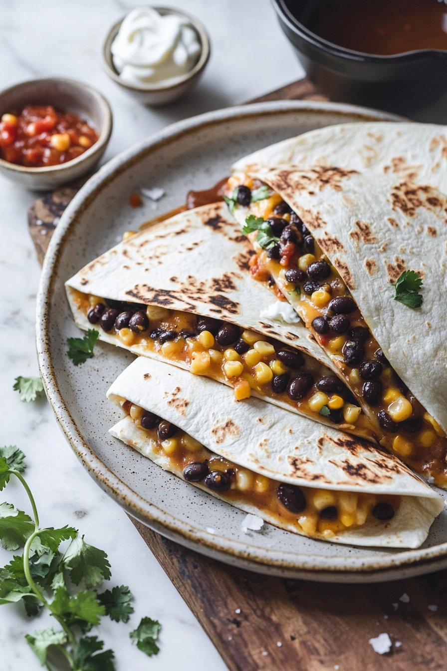 Black Bean Quesadillas