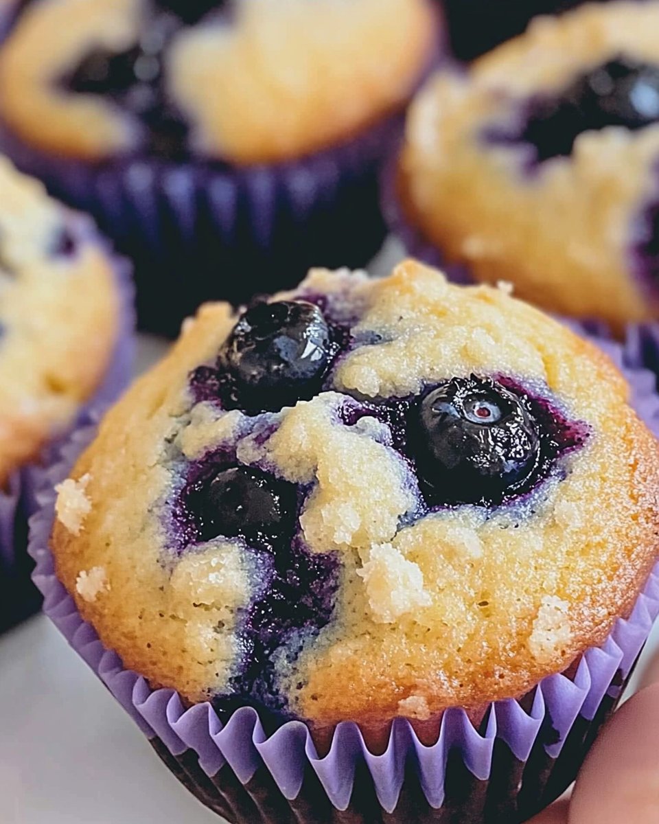 Muffiny z borówkami