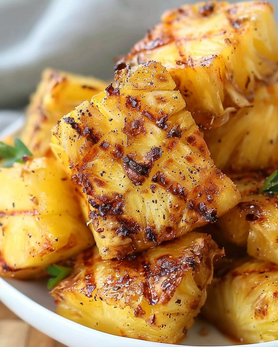 Air Fryer Pineapple (Like Brazilian Grilled Pineapple)