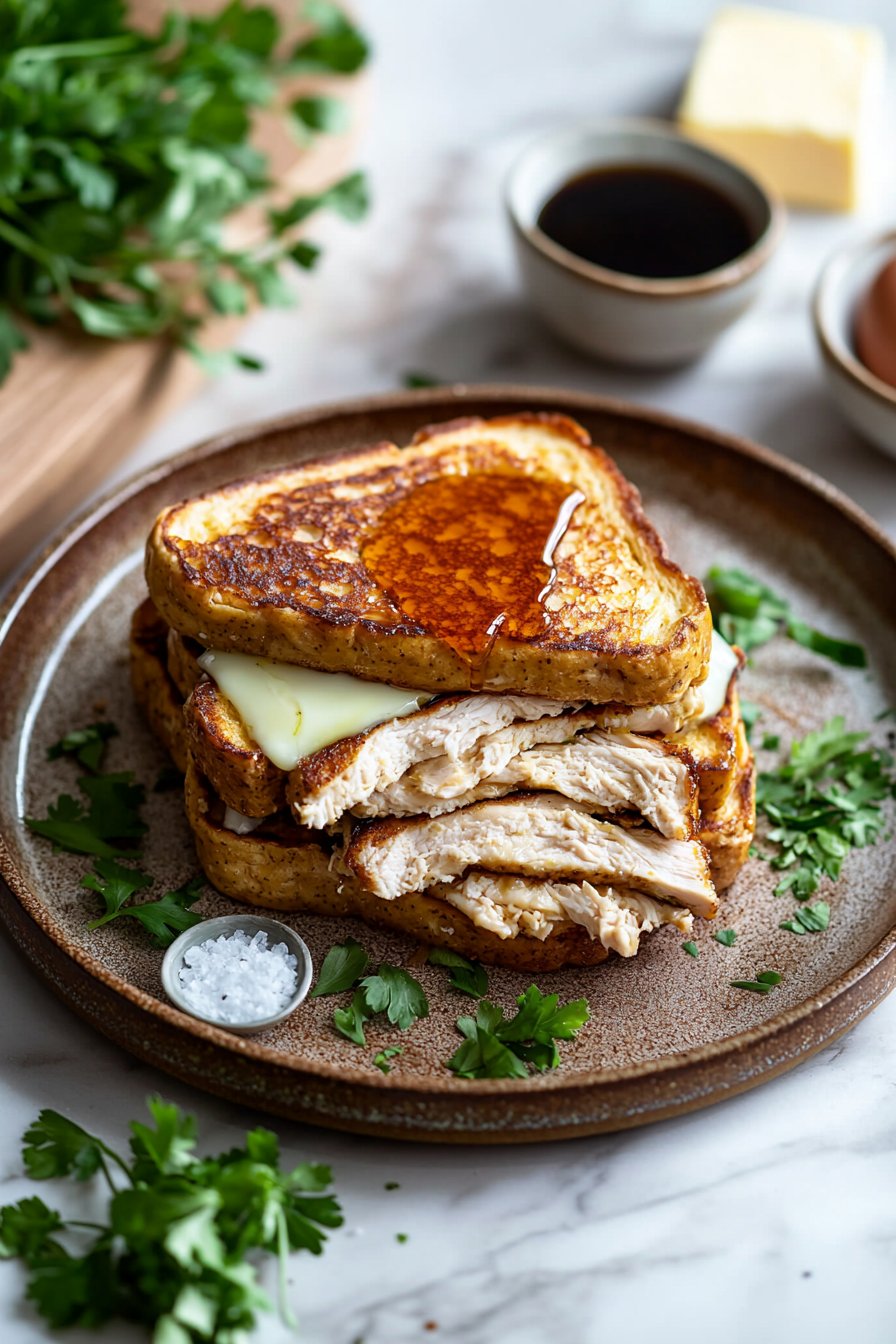 French Toast Chicken Sandwich