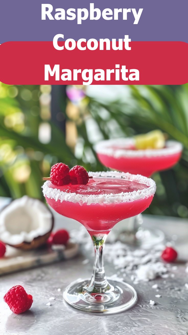 Raspberry Coconut Margarita 2 Raspberry Coconut Margarita