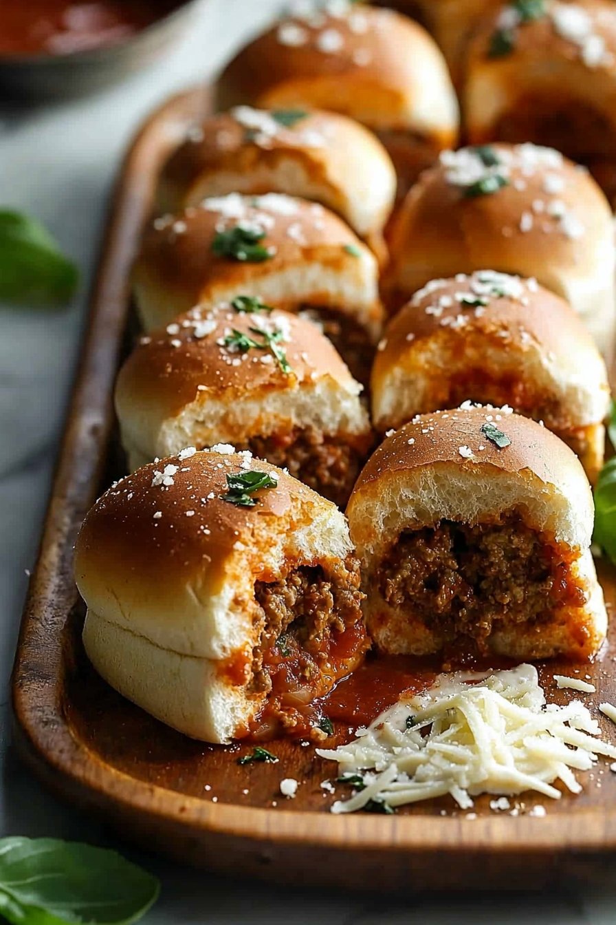 Pull-Apart Meatball Sliders
