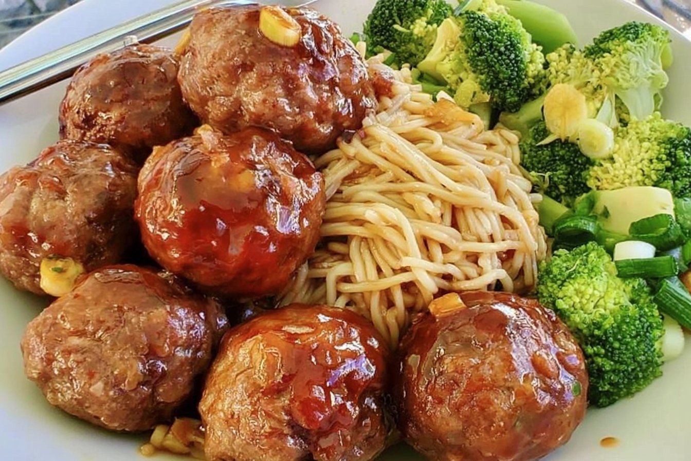 Honey Ginger Asian Meatballs
