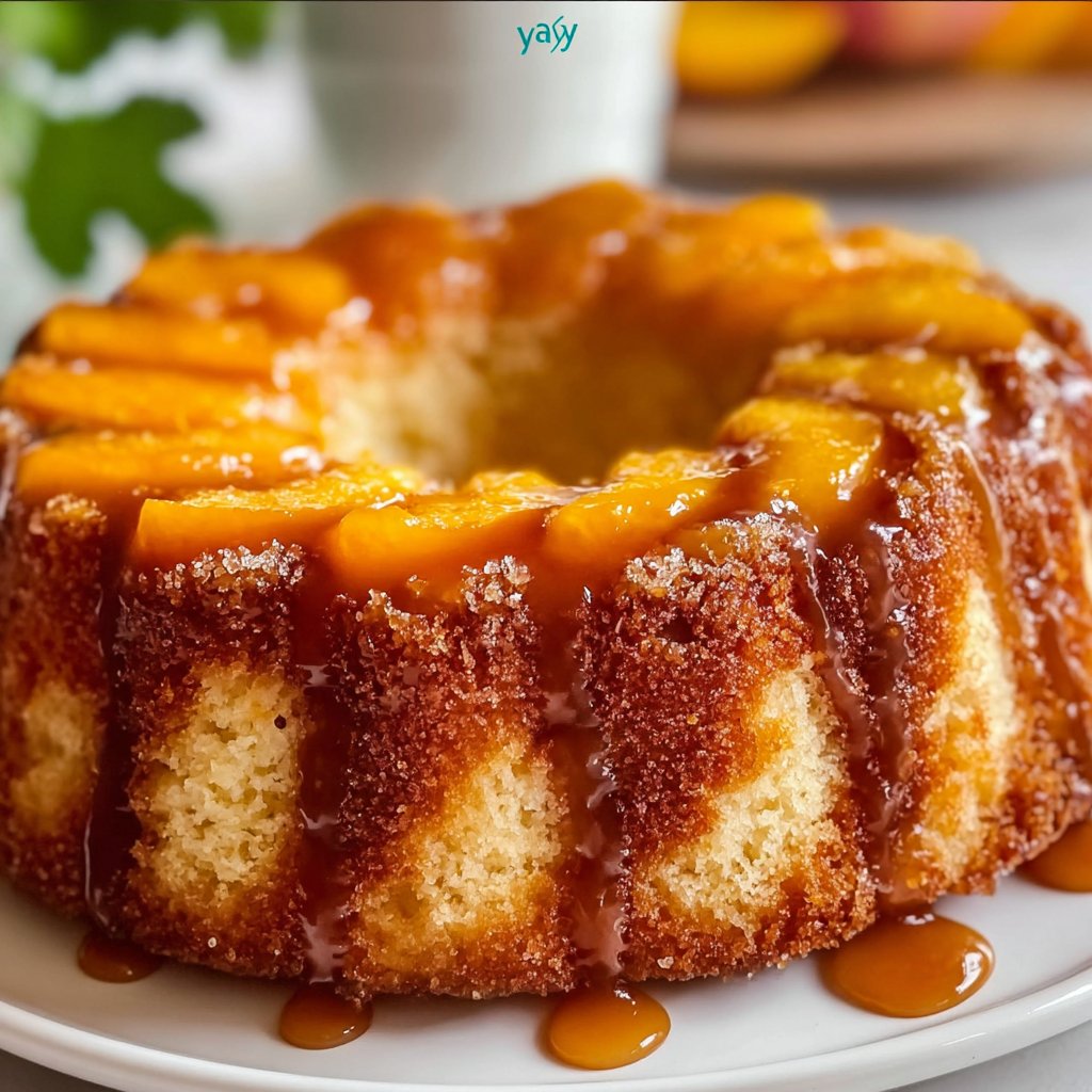 Peach Cobbler Pound Cake