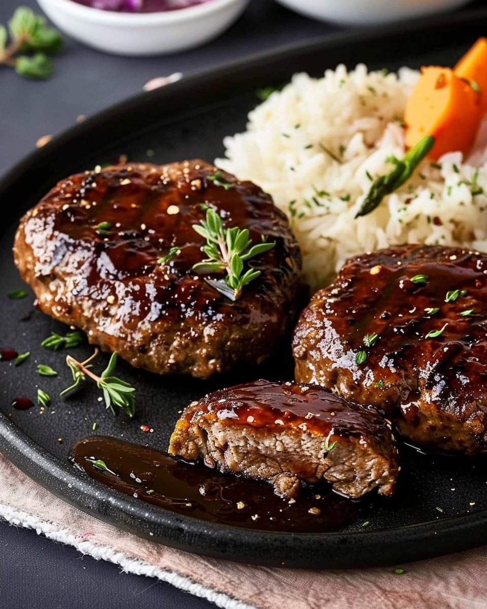 Japanese Hamburg Steak (Hambagu)